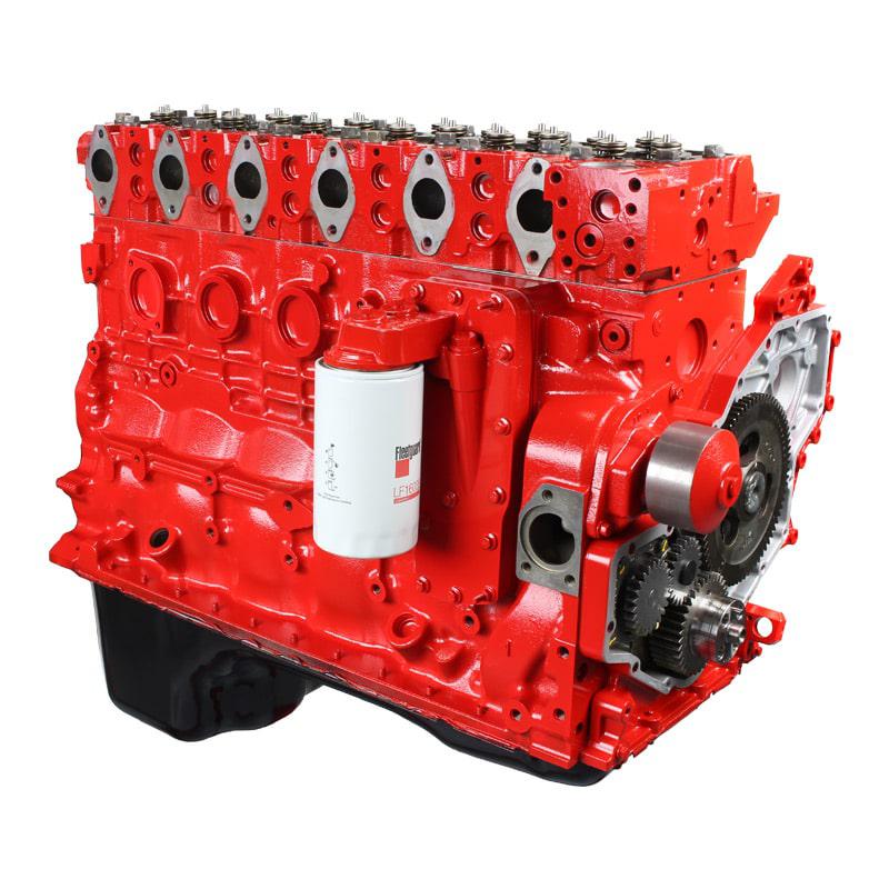 1998.5-2002 Cummins Premium Stock Plus Long Block (PDM-24VSTKLB)-Engine Block-Industrial Injection-Dirty Diesel Customs