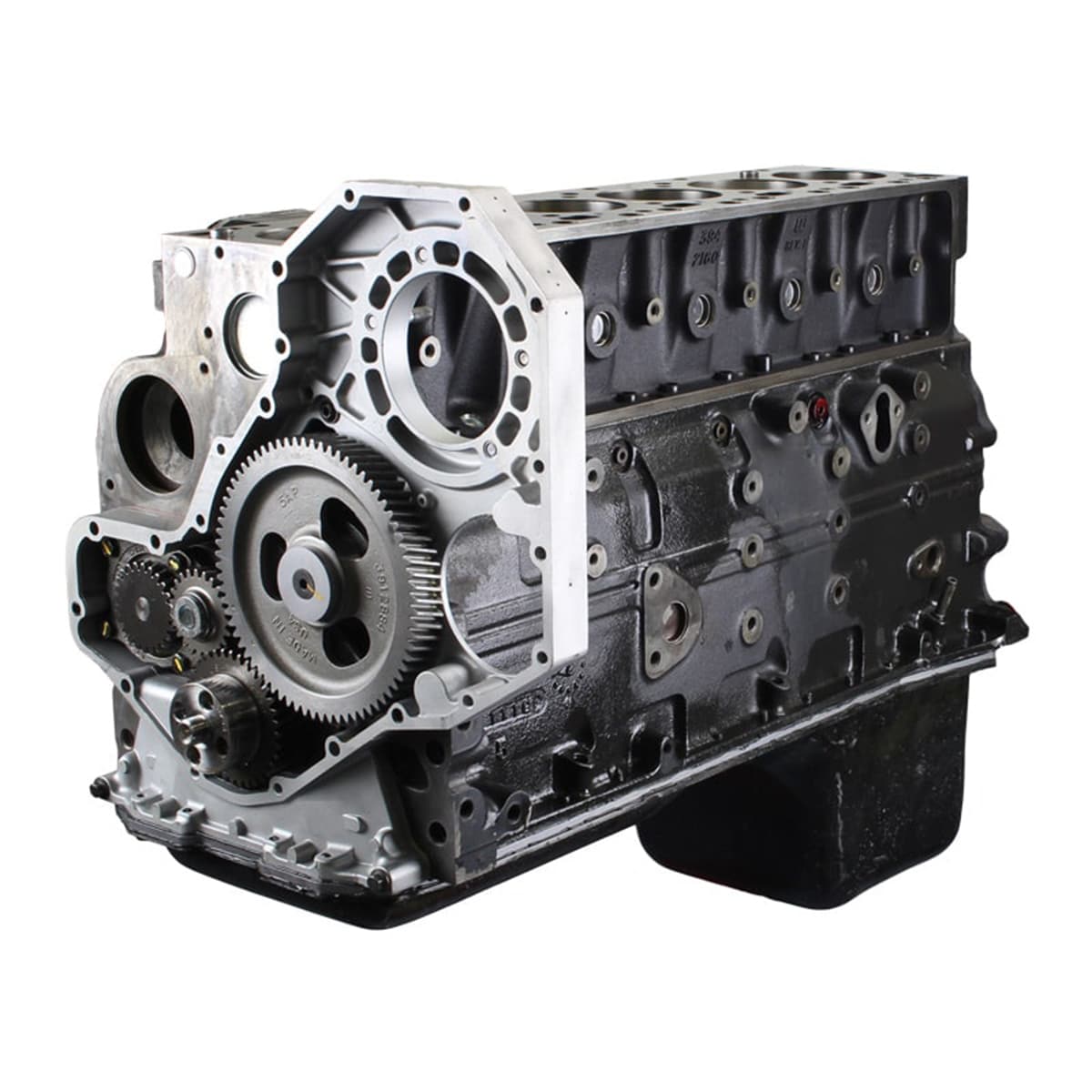1998.5-2002 Cummins Premium Stock Plus Short Block (PDM-24VSTKSB)-Engine Block-Industrial Injection-Dirty Diesel Customs