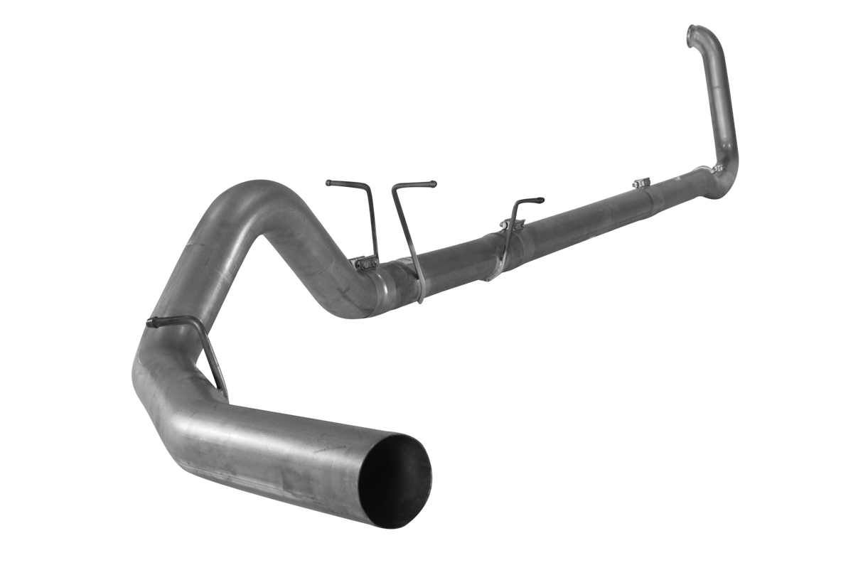 1999-2002 Powerstroke 4" Turbo Back Exhaust - No Muffler (FLO 831NM)-Turbo Back Exhaust System-Flo-Pro-421117-Dirty Diesel Customs
