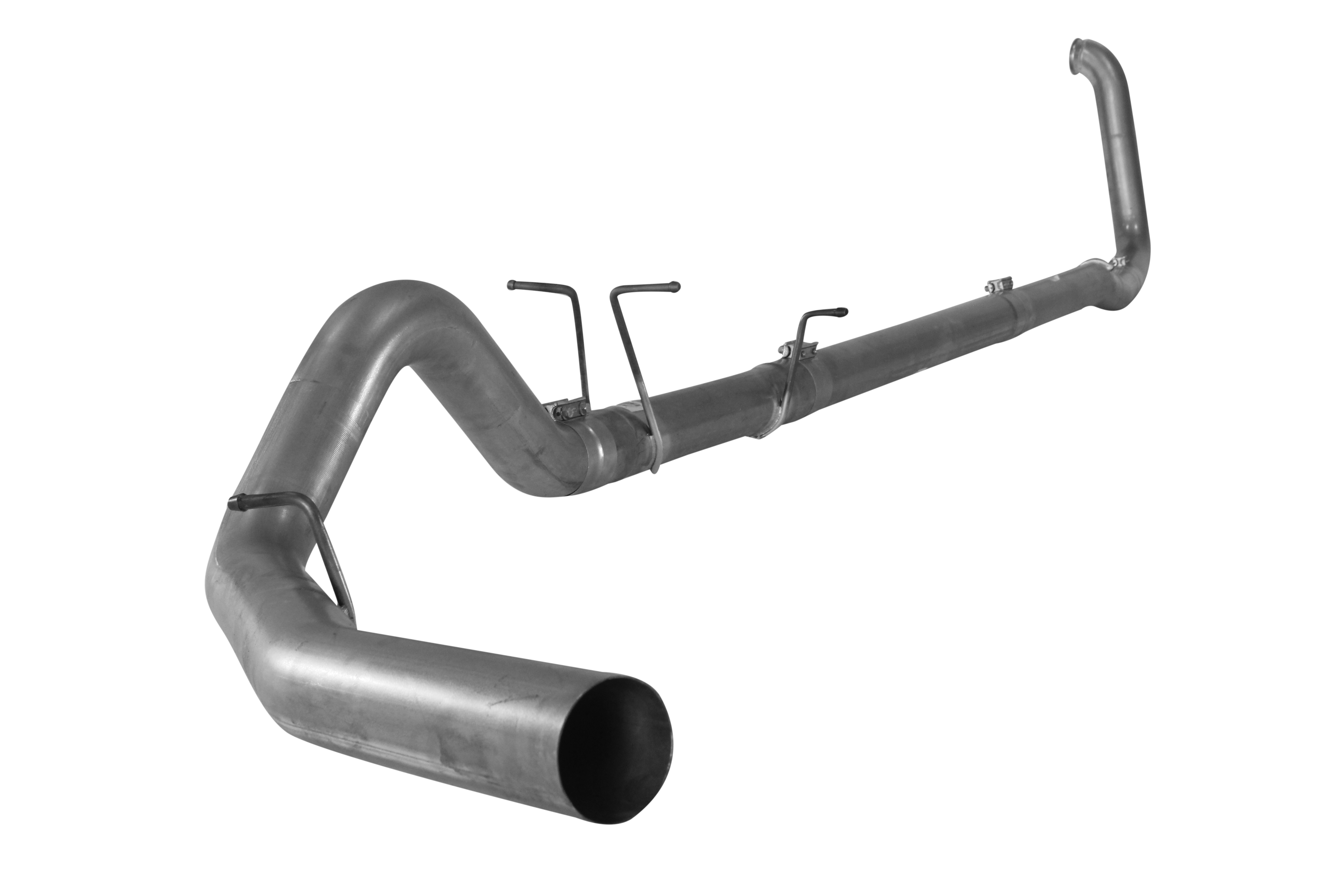 1999-2002 Powerstroke 4" Turbo Back Exhaust - No Muffler (FLO 831NM)-Turbo Back Exhaust System-Flo-Pro-421117-Dirty Diesel Customs