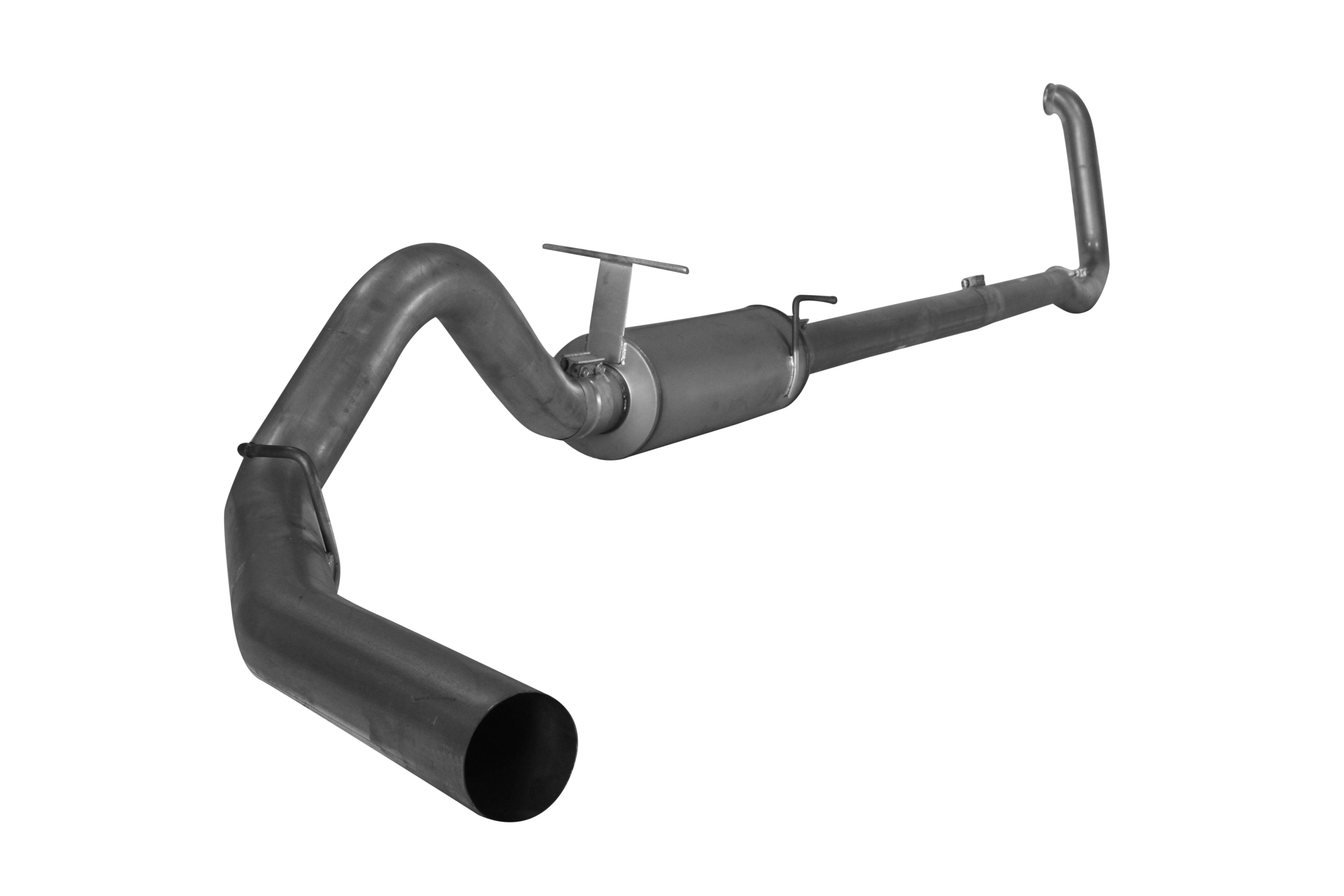 1999-2002 Powerstroke 4" Turbo Back Exhaust w/ Muffler (FLO 831)-Turbo Back Exhaust System-Flo-Pro-421110-Dirty Diesel Customs
