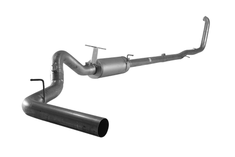 1999-2002 Powerstroke C&C 4" Turbo Back Exhaust w/ Muffler (FLO-866)-Turbo Back Exhaust System-Flo-Pro-421113-Dirty Diesel Customs