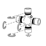 1999-2014 Powerstroke SPL55-3X/1480WJ Front Axle U-Joint (SPL55-3X)-U-Joints-Spicer-Dirty Diesel Customs