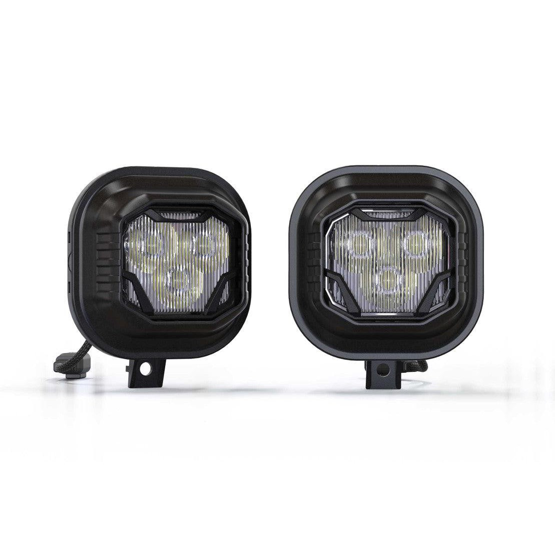 1999-2016 Powerstroke 4Banger SD Type Fog Light Brackets (BAF021)-Fog Lights-Morimoto-Dirty Diesel Customs
