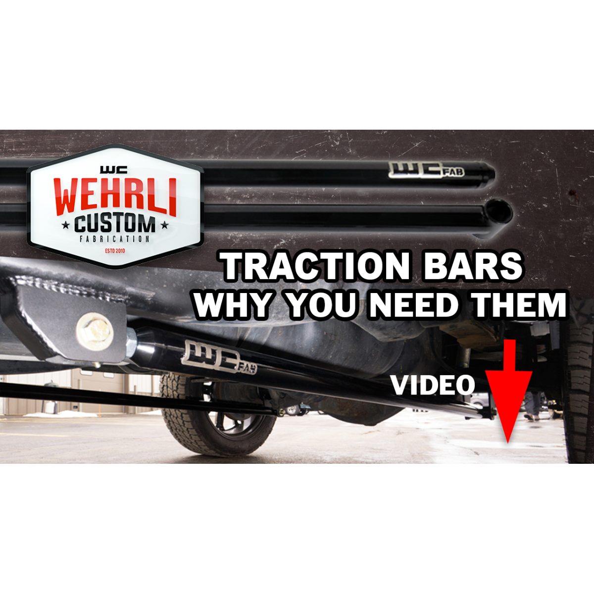 1999-2022 Cummins/Powerstroke 60" Traction Bar Kit RCLB/CCSB/ECSB (WCF100854-XX)-Traction Bars-Wehrli Custom Fabrication-Dirty Diesel Customs