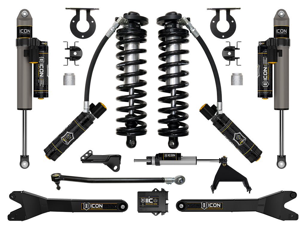 2023-2025 Powerstroke ICON 2.5 Front and Rear Lift Kit (ICOK63206R)