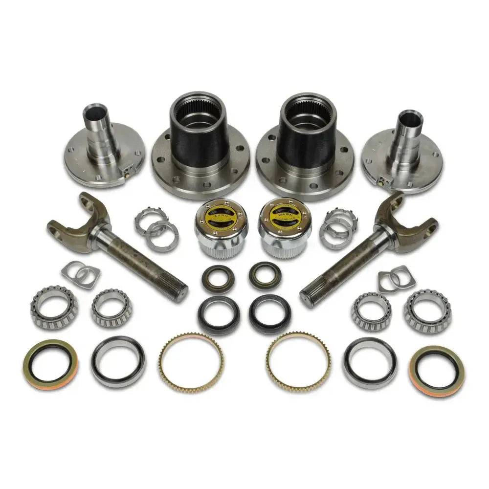 2000-2008 Cummins Free-Spin Kit with Warn Hubs (CR60-3X1104-A)-Wheel Hub Conversion Kit-DynaTrac-Dirty Diesel Customs