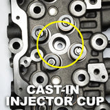 2001-2004 Duramax Cylinder Head Cast Iron (110100101)-Cylinder Head-PPE-Dirty Diesel Customs