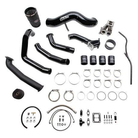 2001-2004 Duramax S400 Single Turbo Install Kit (WCF100489)-Turbo Install Kit-Wehrli Custom Fabrication-WCF100489-GB-Dirty Diesel Customs