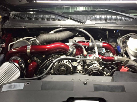 2001-2004 Duramax S400 Stock Twin Turbo Kit (WCF100570)-Turbo Install Kit-Wehrli Custom Fabrication-Dirty Diesel Customs
