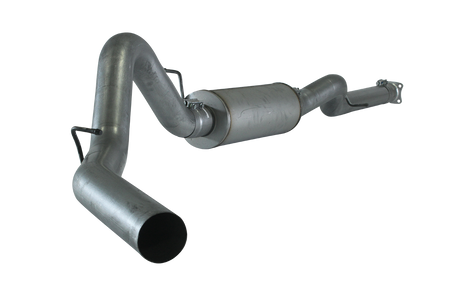 2001-2005 Duramax 4" Cat Back Exhaust System - 4-Bolt w/ Muffler (431110)-Cat Back Exhaust System-Mel's Manufacturing-FLO-SS823-Dirty Diesel Customs