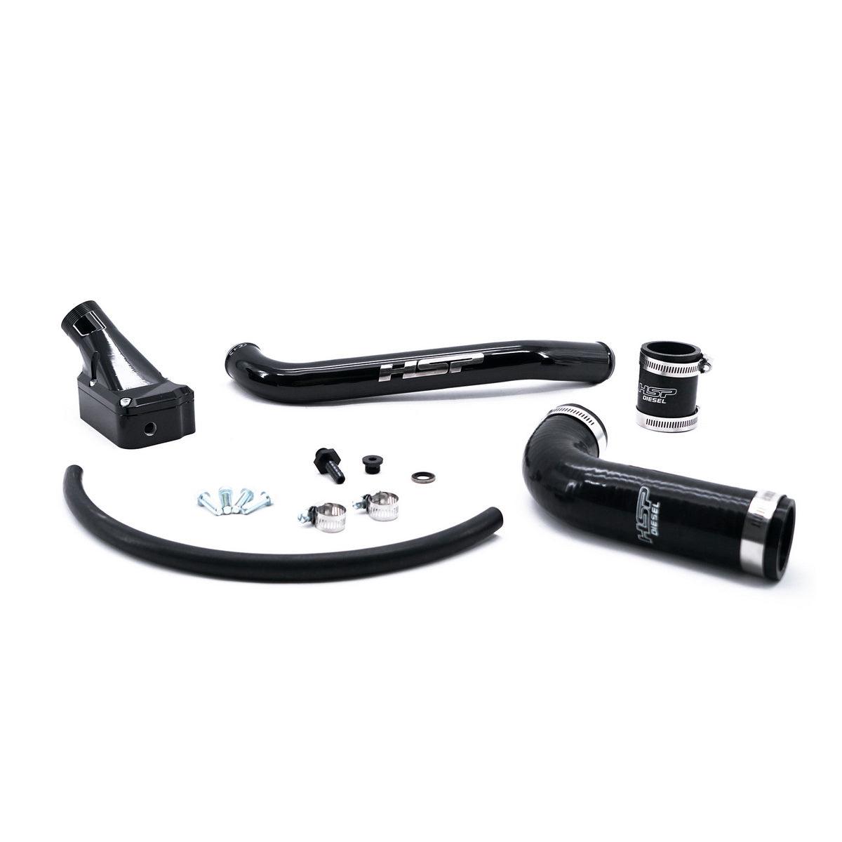 2001-2005 Duramax Billet Forward Facing Thermostat Housing Kit (040-HSP)-Thermostat Housing-HSP Diesel-040-HSP-GB-Dirty Diesel Customs