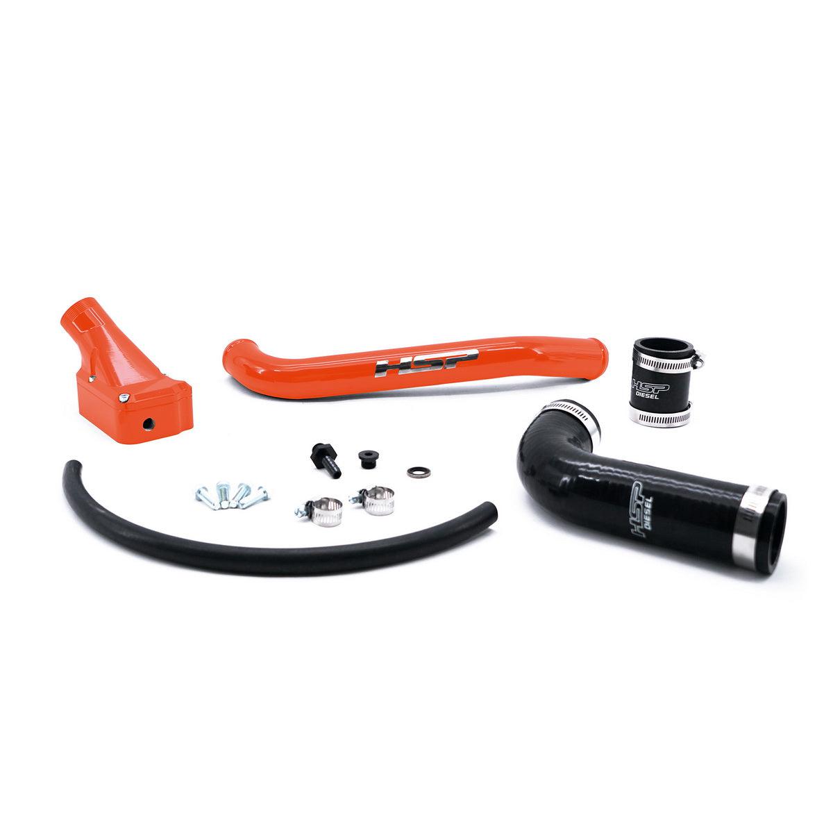 2001-2005 Duramax Billet Forward Facing Thermostat Housing Kit (040-HSP)-Thermostat Housing-HSP Diesel-040-HSP-O-Dirty Diesel Customs