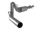 2001-2007 Duramax 4" Cat Back Exhaust System w/ Muffler (FLO-820)-Cat Back Exhaust System-Flo-Pro-432119-Dirty Diesel Customs