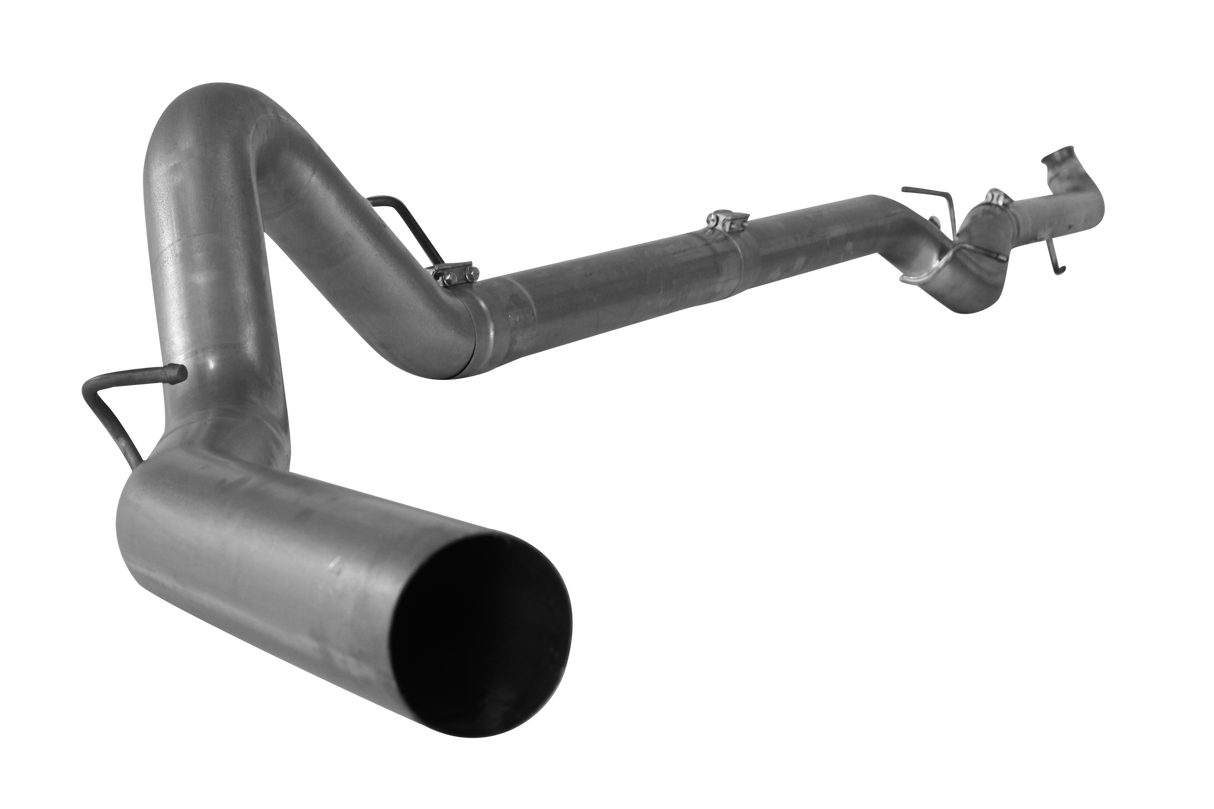 2001-2007 Duramax 4" Downpipe Back Exhaust - No Muffler (FLO-801NM)-Downpipe Back Exhaust System-Flo-Pro-432112-Dirty Diesel Customs