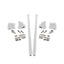 2001-2010 Duramax 75" Bolt-On Traction Bars 3.5" Axle Diameter (035-3-HSP)-Traction Bars-HSP Diesel-035-3-HSP-W-Dirty Diesel Customs