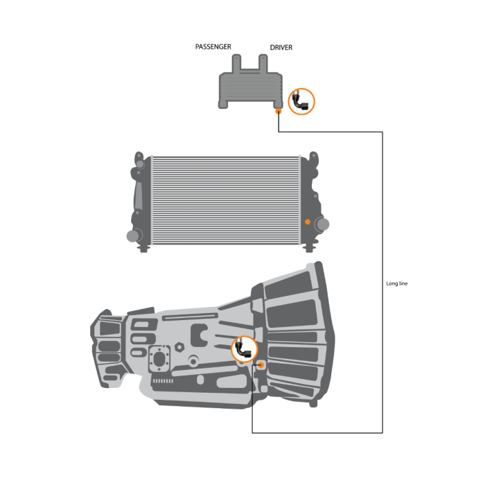 2001-2010 Duramax Replacement Transmission Line (Long Line) (FPE-TL-LB7-LMM-LONG-SER)-Transmission Lines-Fleece Performance-Dirty Diesel Customs