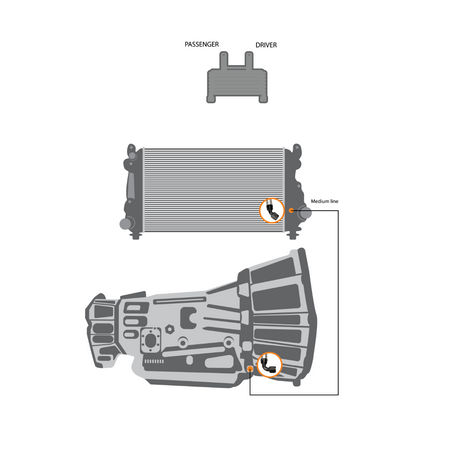 2001-2010 Duramax Replacement Transmission Line (Medium Line) (FPE-TL-LB7-LMM-MED-SER)-Transmission Lines-Fleece Performance-Dirty Diesel Customs