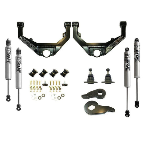 2001-2010 Duramax Stage 3 Leveling Kit w/ Fox Shocks (KR10STAGE3BIL)-Leveling Kit-KRYPTONITE-Dirty Diesel Customs