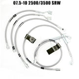 2001-2010 Duramax Stainless Steel Brake Lines (XD-BrakeLines-0110)-Brake Lines-DMAX-XD0710-25-Dirty Diesel Customs