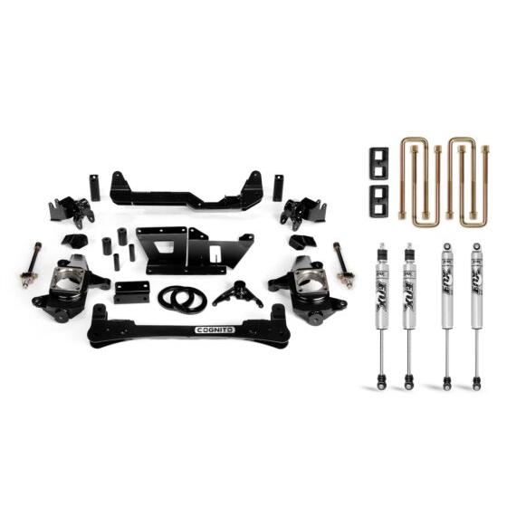 2001-2013 Duramax 4" Lift Kit W/ Fox 2.0 Performance Series Shocks (110-P0785)-Lift Kit-Cognito Motorsports-Dirty Diesel Customs
