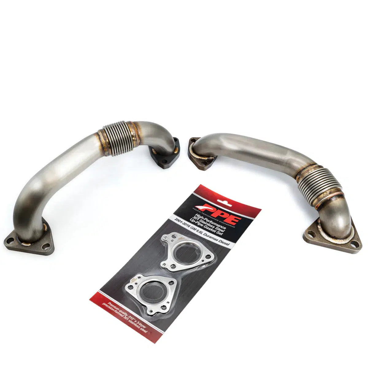 2001-2016 Duramax Replacement Up-Pipes (116120000)-Up-Pipes-PPE-116120000-Dirty Diesel Customs