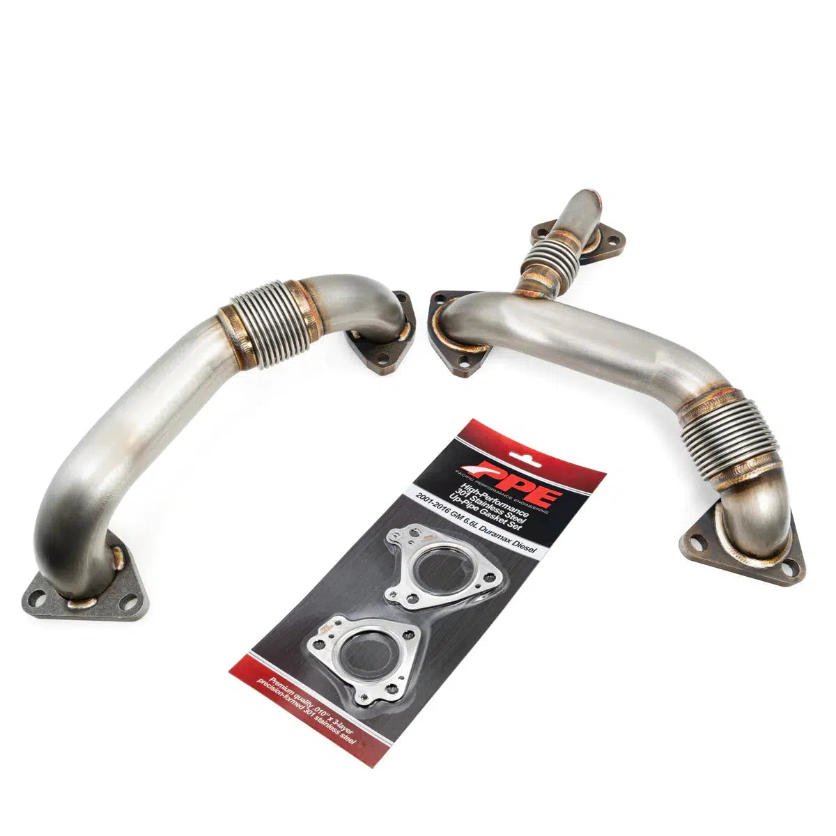 2001-2016 Duramax Replacement Up-Pipes (116120000)-Up-Pipes-PPE-116120405-Dirty Diesel Customs