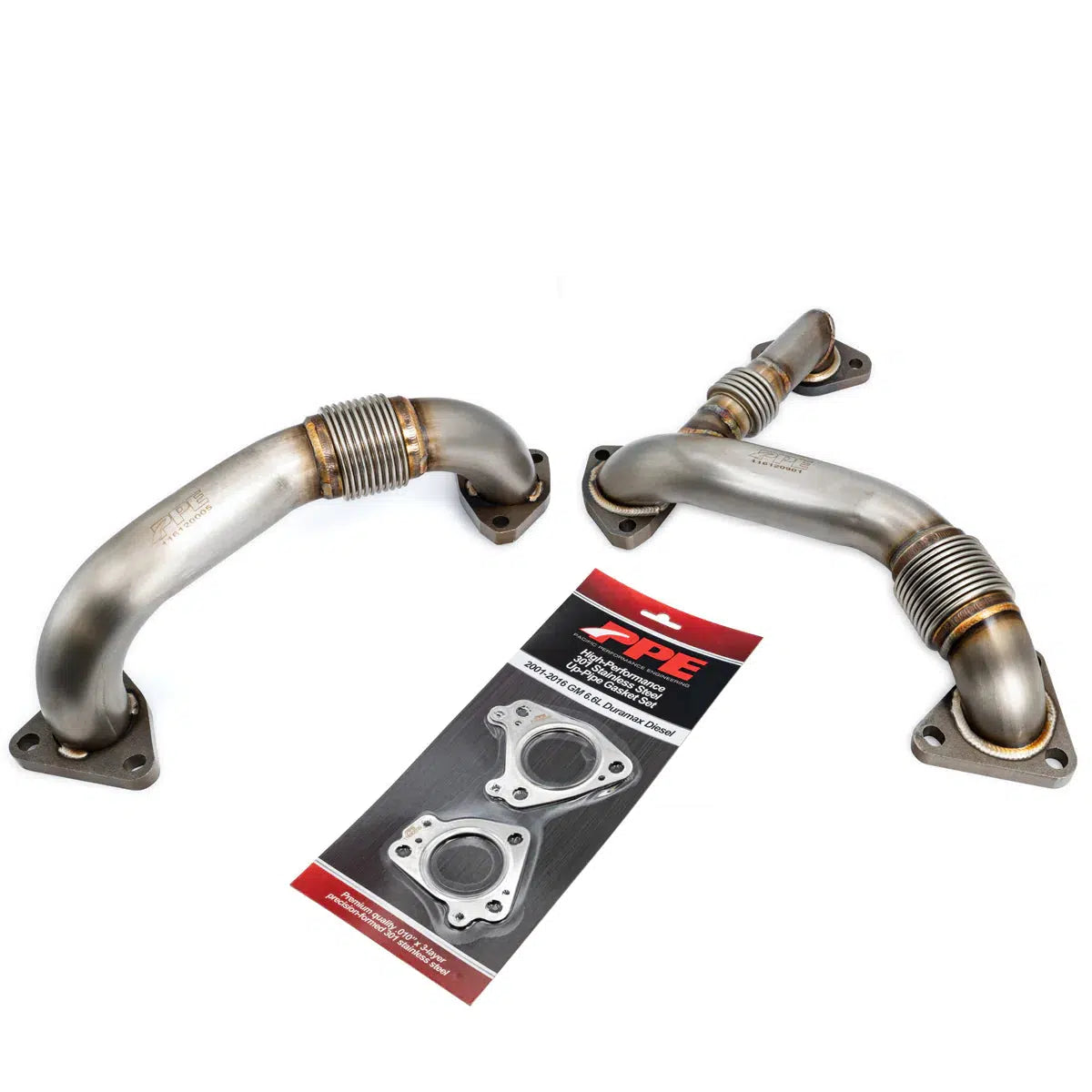 2001-2016 Duramax Replacement Up-Pipes (116120000)-Up-Pipes-PPE-Dirty Diesel Customs