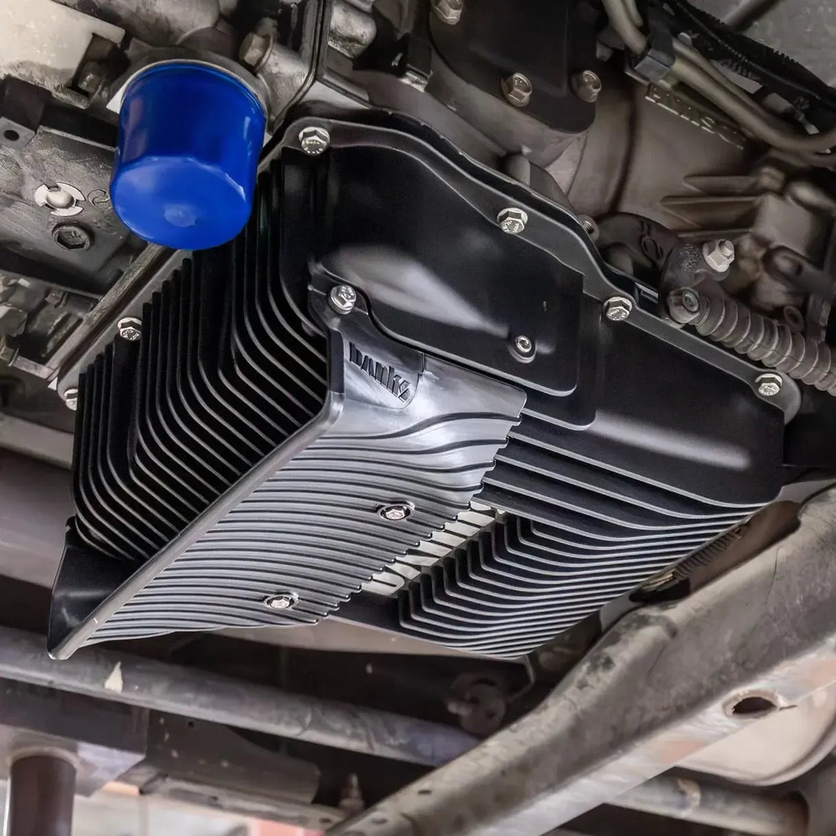2001-2019 Duramax Banks Ram-Air Transmission Pan (35146-B)-Transmission Pan-Banks Power-Dirty Diesel Customs