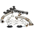 2001-2025 Duramax High Flow Exhaust Manifold W/ Up-Pipe Kit (116111035)-Exhaust Manifold-PPE-116111400-Dirty Diesel Customs