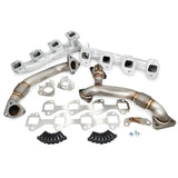 2001-2025 Duramax High Flow Exhaust Manifold W/ Up-Pipe Kit (116111035)-Exhaust Manifold-PPE-116111835-Dirty Diesel Customs
