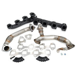 2001-2025 Duramax High Flow Exhaust Manifold W/ Up-Pipe Kit (116111035)-Exhaust Manifold-PPE-Dirty Diesel Customs