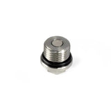 2001+ Duramax -6 AN (9/16"-18) Stainless Steel ORB Plug W/ Neodymium Magnet (138051005)-Transmission Drain Plug-PPE-Dirty Diesel Customs