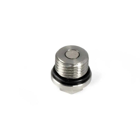 2001+ Duramax -6 AN (9/16"-18) Stainless Steel ORB Plug W/ Neodymium Magnet (138051005)-Transmission Drain Plug-PPE-Dirty Diesel Customs