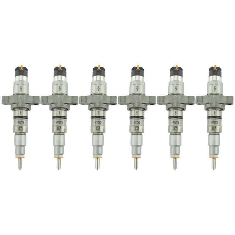 2003-2004 Cummins Reman Stock Injectors w/ Connecting Tubes (214311)-Stock Injectors-Industrial Injection-Dirty Diesel Customs