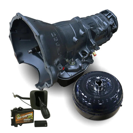 2003-2004 Cummins Torquemaster 48RE Transmission & Converter W/ Auxiliary Filter Kit & Billet Input & Tapshifter Package (4WD) (1064194BMT)-Transmission Package-BD Diesel-Dirty Diesel Customs