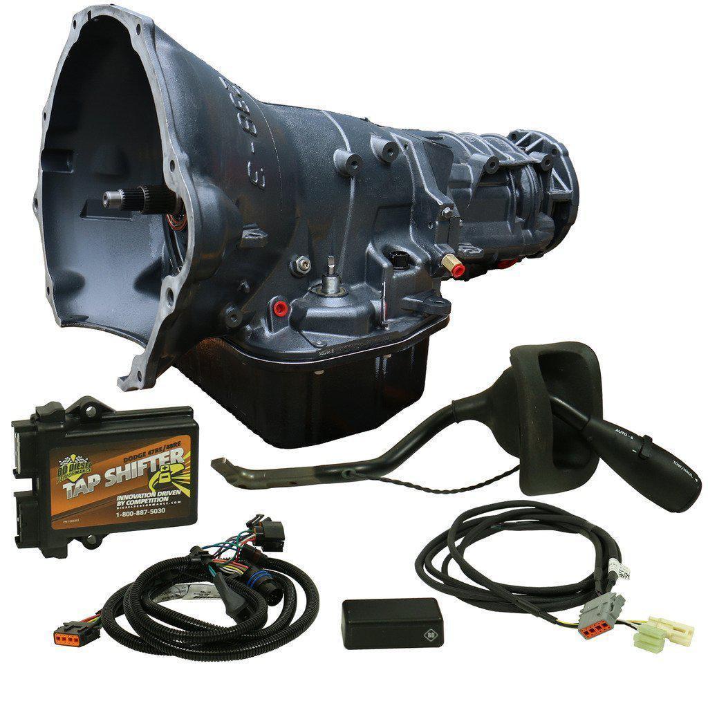 2003-2004 Cummins Torquemaster 48RE Transmission W/ Auxiliary Filter Kit & Billet Input & Tapshifter Package (4WD) (1064194BFT)-Transmission Package-BD Diesel-Dirty Diesel Customs