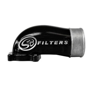 2003-2004 Powerstroke S&B Intake Elbow W/Cold Side Intercooler Piping & Boots (76-1003B)-Intake Elbows-S&B Filters-76-1003B-Dirty Diesel Customs