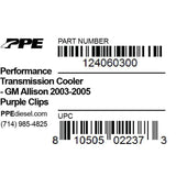 2003-2005 Duramax Transmission Oil Cooler (124060300)-Transmission Oil Cooler-PPE-Dirty Diesel Customs