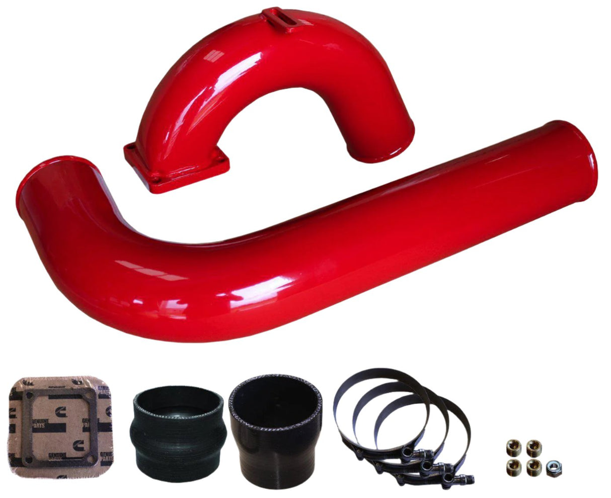 2003-2007 Cummins 3.5" Mega Intake System (PDC0307MKT)-Intake Manifold-Pusher-PDC0307MKT_R-Dirty Diesel Customs