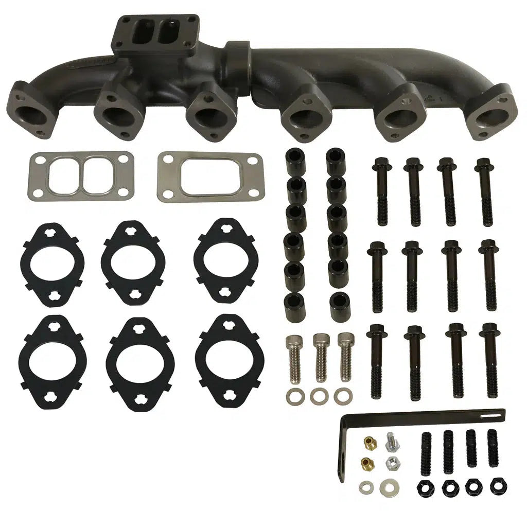 2003-2007 Cummins Exhaust Manifold Kit Stock Mount (1046087)-Exhaust Manifold-BD Diesel-Dirty Diesel Customs