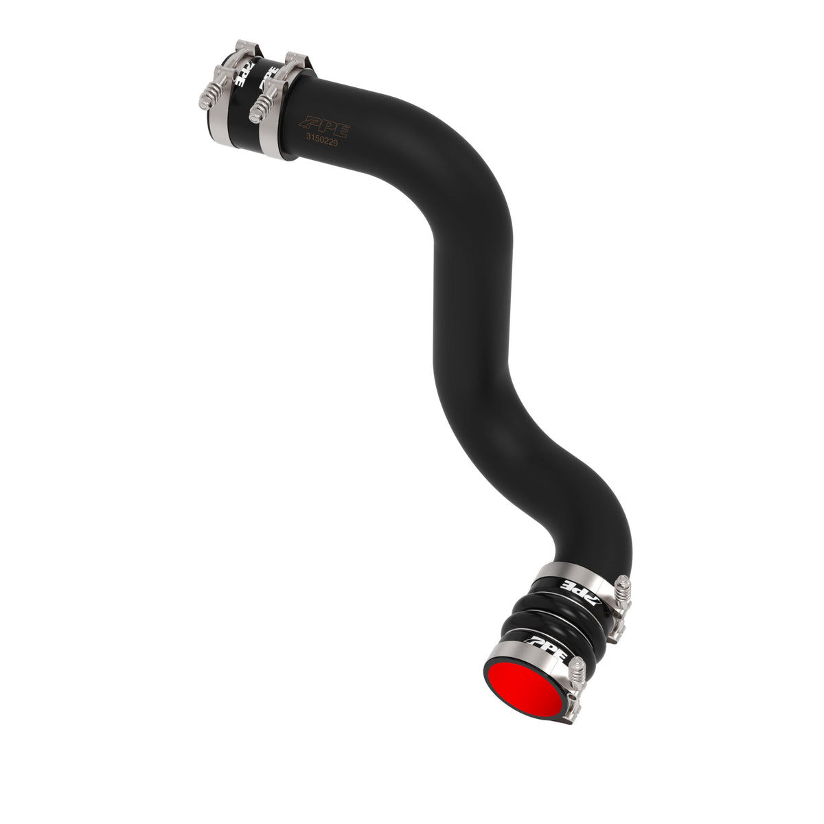 PPE 2003-2007 Powerstroke 6.0L Cold Side Intercooler Charge Pipe Kit, black finish