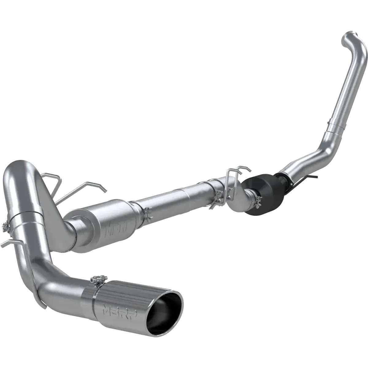 2003-2007 Powerstroke 4-Inch Turbo-Back Exhaust (S6240XXX)-Turbo Back Exhaust System-MBRP-Dirty Diesel Customs