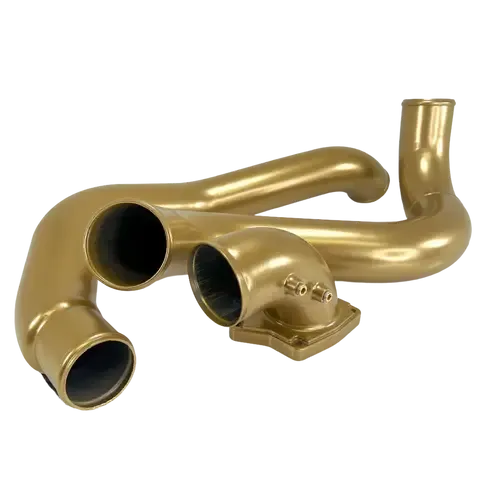 2003-2007 Powerstroke KC Intercooler Pipe Kit (301097)-Intercooler Piping-KC Turbos-301098-GLD-Dirty Diesel Customs