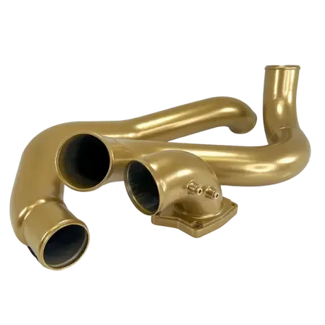 2003-2007 Powerstroke KC Intercooler Pipe Kit (301097)-Intercooler Piping-KC Turbos-301098-GLD-Dirty Diesel Customs