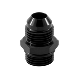 2003-2009 Cummins -8ORB to -8AN Aluminum Fitting (MMFT-8ORB-8BK)-Transmission Line Fittings-Mishimoto-Dirty Diesel Customs
