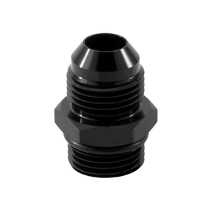 2003-2009 Cummins -8ORB to -8AN Aluminum Fitting (MMFT-8ORB-8BK)-Transmission Line Fittings-Mishimoto-Dirty Diesel Customs