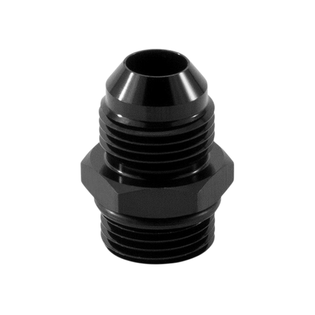 2003-2009 Cummins -8ORB to -8AN Aluminum Fitting (MMFT-8ORB-8BK)-Transmission Line Fittings-Mishimoto-Dirty Diesel Customs