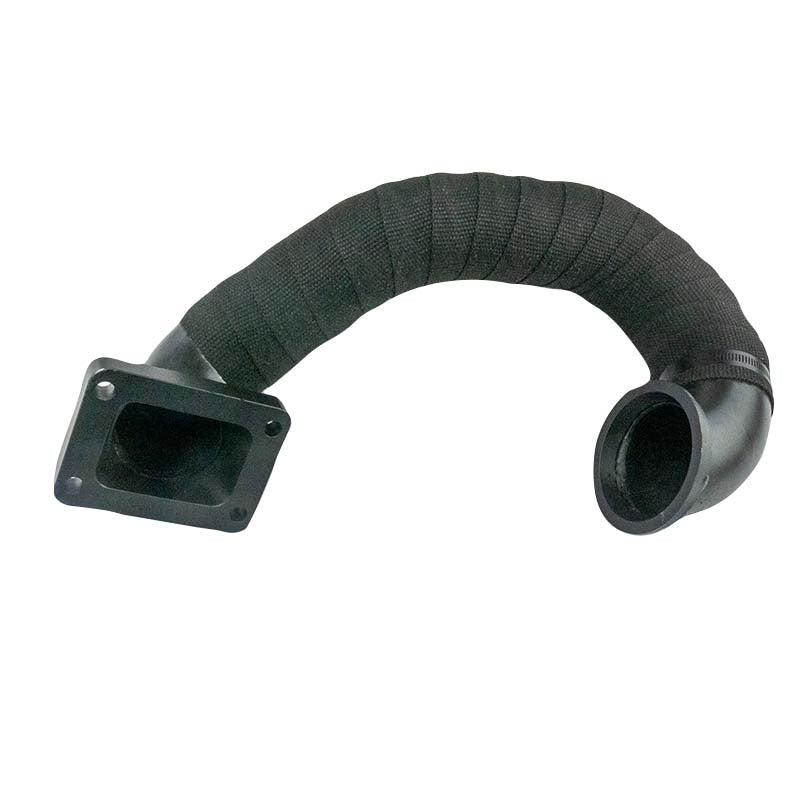 2003-2009 Cummins Hot Pipe Wrapped & Painted (229702)-Intercooler Piping-Industrial Injection-Dirty Diesel Customs