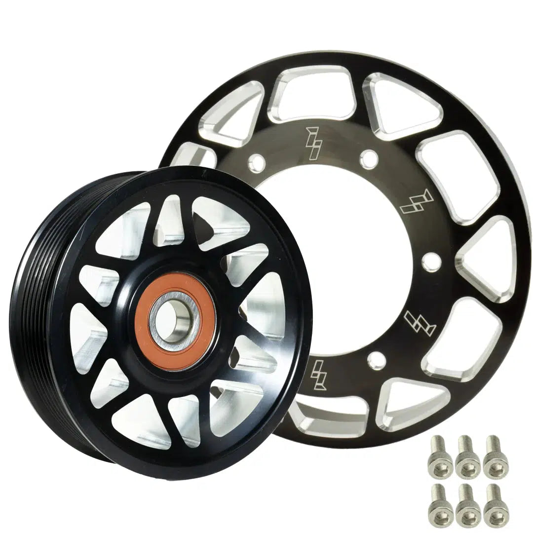 2003-2012 Cummins Common Rail Billet Pulley Kit (24FC14)-Pulley Idler-Industrial Injection-24FC14-Dirty Diesel Customs